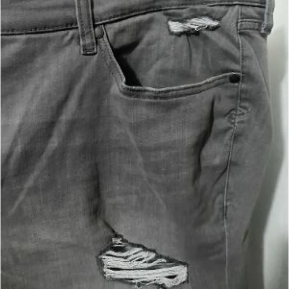 Torrid Gray Distressed Jean Shorts - Picture 5 of 5
